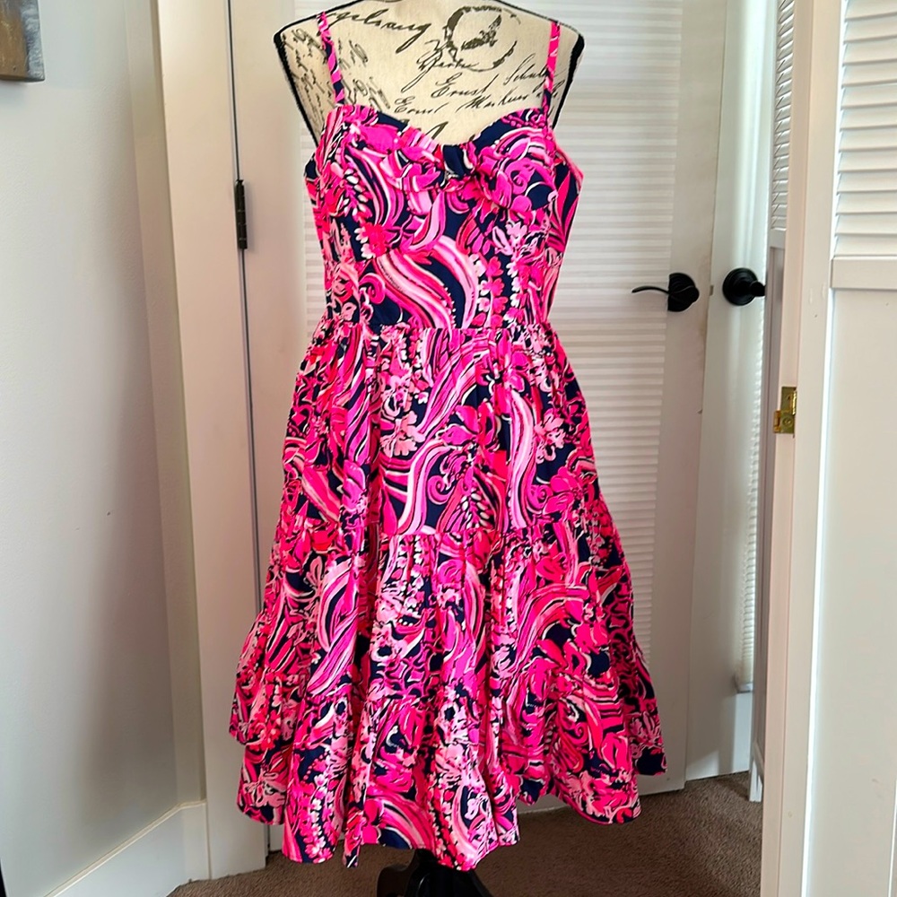 NWT Lilly Pulitzer Adalia knee length summer dress